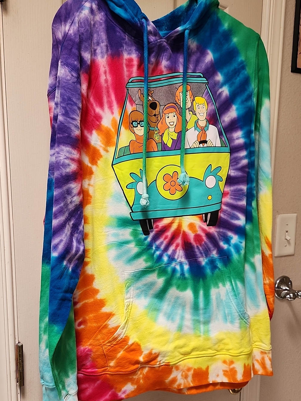 Tie-Dye Scooby-Doo Pullover Hoodie - Multi